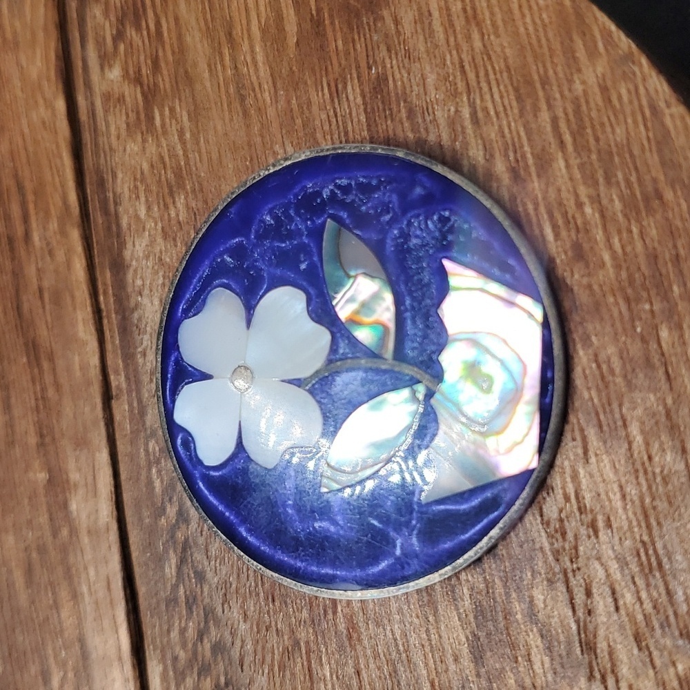Floral Stunning‎ Brooch B572 sterling silver